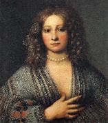 Girolamo Forabosco Portrait of a Woman oil painting on canvas